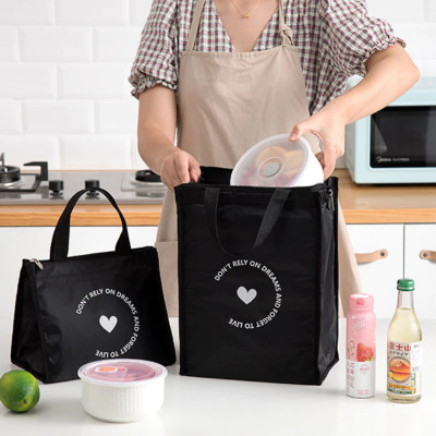 Túi Giữ Nhiệt Đựng Hộp Cơm Văn Phòng Hình Trụ Tui Giữ Nhiệt Vải Đựng Đồ Ăn Giao Hàng Có Khóa Kéo Giao Hoạ Tiết Ngẫu Nhiên