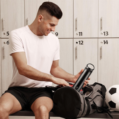 Bình Giữ Nhiệt Inox 304 Elmich EL-3686OL 500ml, Hàng Chính Hãng, Nắp Tích Hợp Quai Xách - JoyMall