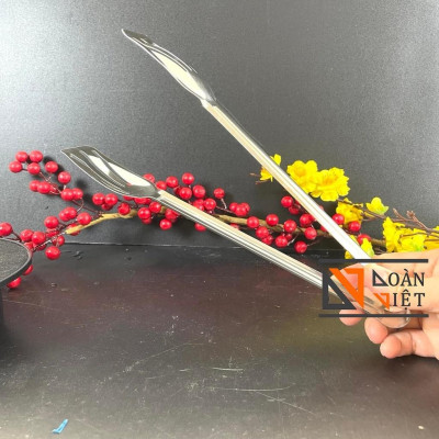 KẸP GẮP THỨC ĂN, GẮP BÁNH BAO, ĐỒ CHIÊN. . Bản to, inox không rỉ 28cm. Chuyên phục vụ Sp Gia dụng, Khuôn làm bánh, Dụng