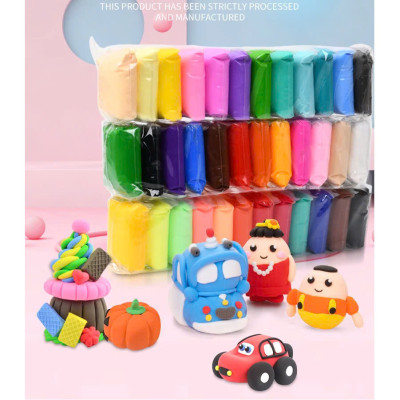 Đất Nặn 24 Màu Nhiều Chất Liệu An Toàn Cho Bé Có Kèm Bộ Dụng Cụ Cắt Học Tập Sáp Nặn Bột Nặn Sản Phẩm Đất Sét Tự Khô Siêu Nhẹ