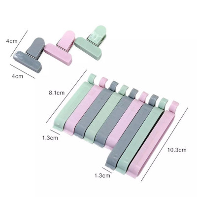Bộ 12 Kẹp Niêm Phong túi đựng Thực Phẩm Tiện. Dụng cụ nhà bếp dùng niêm phong bao bì chống công trùng, kiến và bụi bẩn.