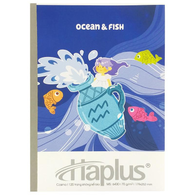 Combo 5 Tập Kẻ Ngang 120 Trang 70gsm Cosmo - Haplus 6430 (Mẫu Màu Giao Ngẫu Nhiên)