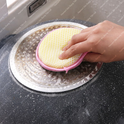 Miếng Bọt Biển Rửa Chén 2 Mặt Vải Lưới Tạo Bọt Rửa Bát Cọ Nồi Đa Năng Tiện Lợi