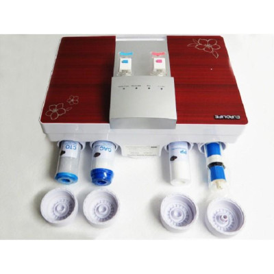 Máy lọc nước RO 5 cấp độ lọc uống trực tiếp, kết hợp máy đun nóng Eurolife EL-RO-730