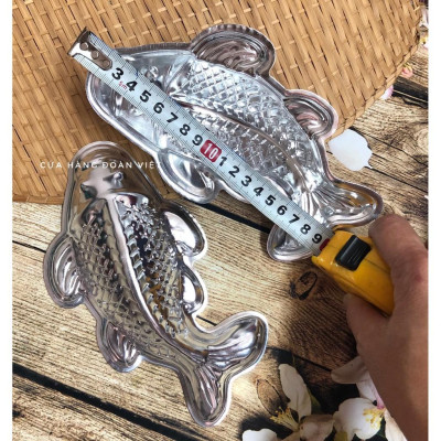 Khuôn Xôi, Rau Câu, Bánh Tổ. . . Hình Cá Chép Nhỏ 10 * 20 cm. Chuyên phục vụ Sp Gia dụng, Khuôn làm bánh, Dụng cụ học Si