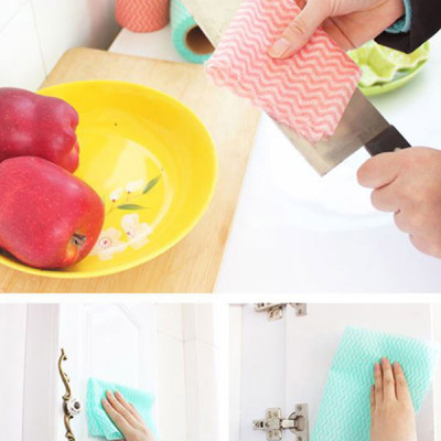 Combo 10 Cuộn Khăn Lau Đa Năng ( 10 Cuộn - 500 khăn ) Tiện Ích