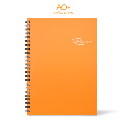 Sổ tay B6 bìa nhựa gáy lò xo 140 trang thương hiệu AO