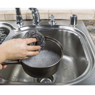 Set 02 miếng Búi thép cọ xoong, nồi, chảo chuyên dụng 40g - Nội địa Nhật Bản