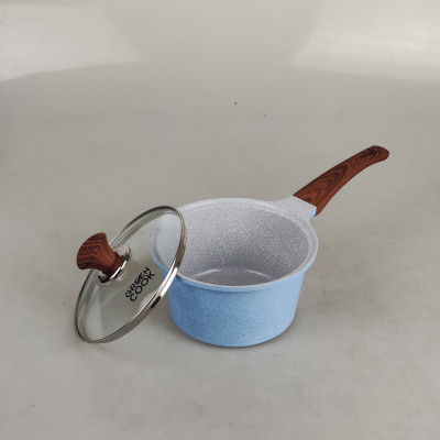 Nồi quánh đúc men đá Sapphire Greencook GCS09 sử dụng được bếp ga, bếp hồng ngoại, bếp từ...KHÔNG KÉN BẾP-Hàng chính hãng