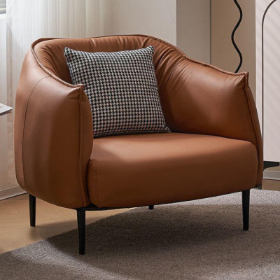 Ghế sofa đơn bọc da cao cấp Juno Sofa HSDCT-12