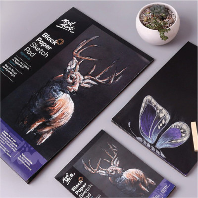 Sổ sketch Black Paper Mont Marte 