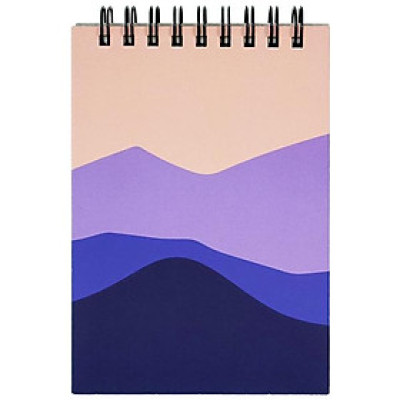 Sổ Lò Xo Trên Giấy Trơn - 160 Trang 9 x 13 cm 80gsm - Nature On Sunset - The Sun 02