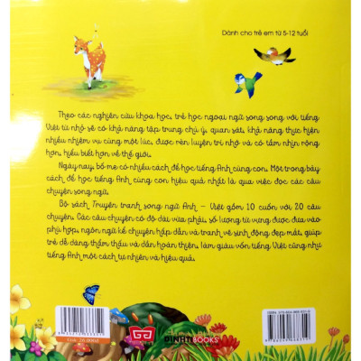 Truyện tranh SN Anh - Việt - Bé học về sự sống và sự thay đổi của tự nhiên (Living creatures and Nature changing)