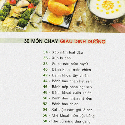 30 Món Chay Giàu Dinh Dưỡng - VT