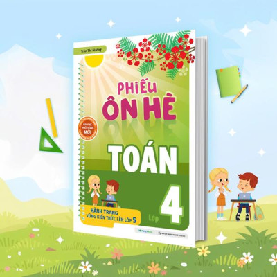 Sách - Phiếu Ôn Hè Toán Lớp 4