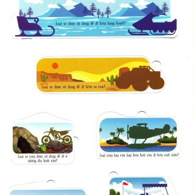 Sách Lift The Flap - Lật Mở Khám Phá - 100 Từ Đầu Tiên Về Các Phương Tiện Giao Thông