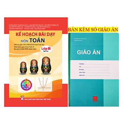 Sách - Kế hoạch bài dạy môn Toán lớp 8 tập hai (bộ Chân trời sáng tạo)