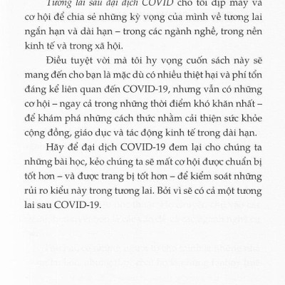 Tương Lai Sau Đại Dịch Covid