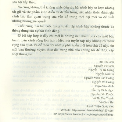 Tuyển tập bất bình đẳng