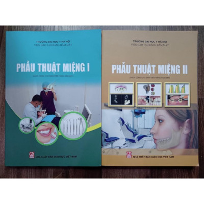 Sách - Combo Phẫu Thuật Miệng Tập 1 + Tập 2 Dùng Cho Sinh Viên Răng Hàm Mặt (DN)