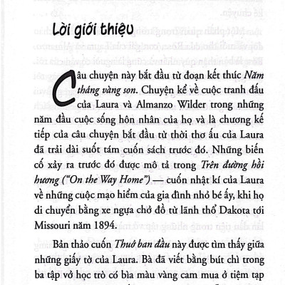 Ngôi Nhà Nhỏ Trên Thảo Nguyên Tập 9: Thuở Ban Đầu (Tái Bản 2019)