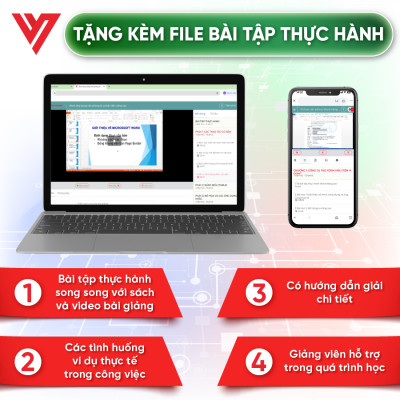 Combo 4 Sách Word, Excel Cơ Bản Đến Nâng Cao, Power Query & Power Pivot Và 150 Thủ Thuật Kèm Video Khóa Học
