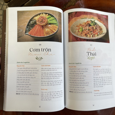 (In màu toàn bộ) NẾM VỊ AN NHIÊN: Món an lành với tất cả yêu thương – Xuân Phương – Thái Hà Books – NXB Công Thương (Bìa mềm)