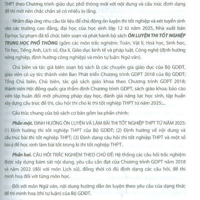Ôn Luyện Trắc Nghiệm Thi Tốt Nghiệp Trung Học Phổ Thông (năm 2025) Môn Vật Lí - Nguyễn Văn Biên chủ biên, Nguyễn Thị Lâm Quỳnh, Nguyễn Anh Thuấn