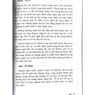 Hướng dẫn tập luyện Karate bằng hình ảnh