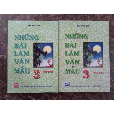 Sách - Combo Những Bài Làm Văn Mẫu Lớp 3 (tập 1 + tập 2)