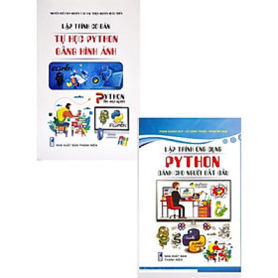 Combo Python Dành Cho Người Bắt Đầu + Lập Trình Cơ Bản - Tự Học PYTHON Bằng Hình Ảnh (Bộ 2 Cuốn) (STK)