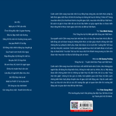 CẨM NANG MUA BÁN NHÀ