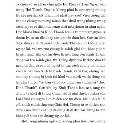 ĐỨC MARIA - TẤM GƯƠNG CHO GIÁO HỘI