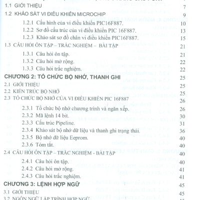 Lập Trình Với Vi Điều Khiển PIC (Lý Thuyết - Thực Hành) (Tài liệu dùng cho các trường Đại học, Cao đẳng chuyên ngành Điện - Điện tử - Cơ điện tử - Viễn thông - Tự động điều khiển - Kỹ thuật máy tính)