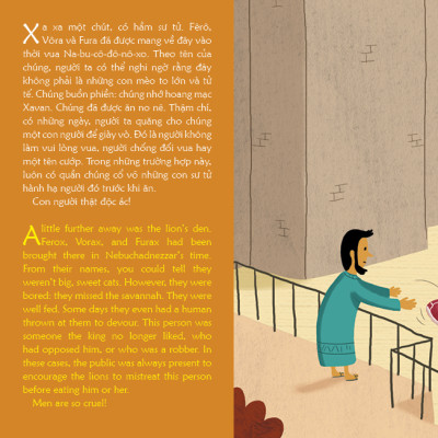 SƯ TỬ FURA VÀ TIÊN TRI ĐA-NI-EN - Truyện Tranh Kinh Thánh Song Ngữ Việt Anh