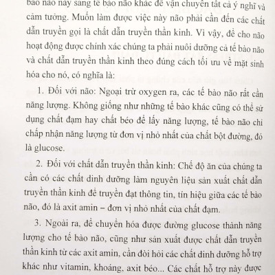 Chế Độ Ăn Bổ Trí Não Giảm Stress