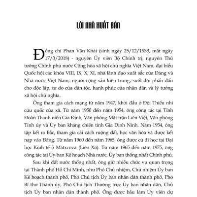 Thủ tướng Phan Văn Khải và những quyết sách chiến lược (Tuyển chọn tài liệu lưu trữ) xuất bản lần thứ hai - bản in 2024