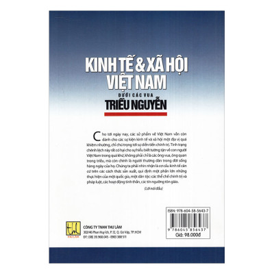 Kinh Tế Và Xã Hội Việt Nam Dưới Các Vua Triều Nguyễn