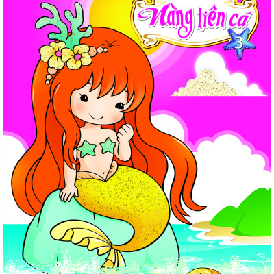 Bộ 4 cuốn Tô Màu Nàng Tiên Cá