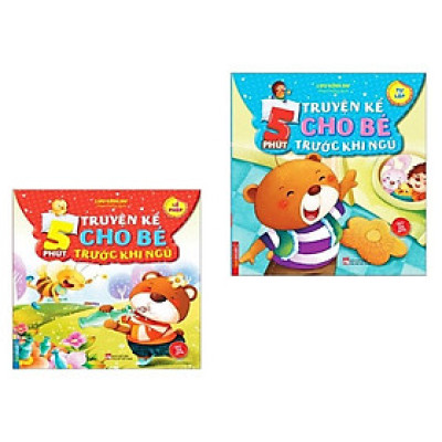 Sách - Combo 2 cuốn 5 phút truyện kể cho bé (tự lập + lễ phép)