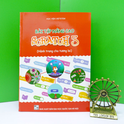Combo 3 sách Lập trình với Scratch 3, Bài tập nâng cao và Luyện thi tin học trẻ cấp Tiểu học