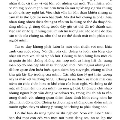 Sách Dám Nghĩ Lại - First News