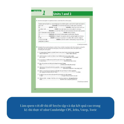 Sách - Destination Grammar & Vocabulary B1, B2, C1 & C2 - Kèm Đáp Án - MCBooks