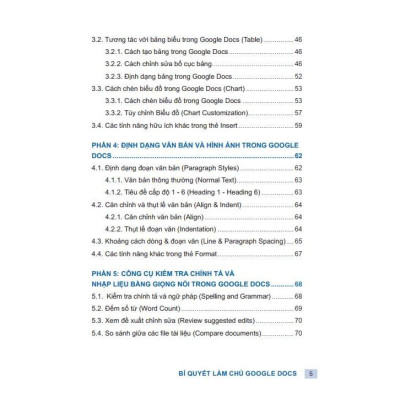Sách Bí Quyết Làm Chủ Google Docs Ứng Dụng Thực Tế Kèm Video Hướng Dẫn