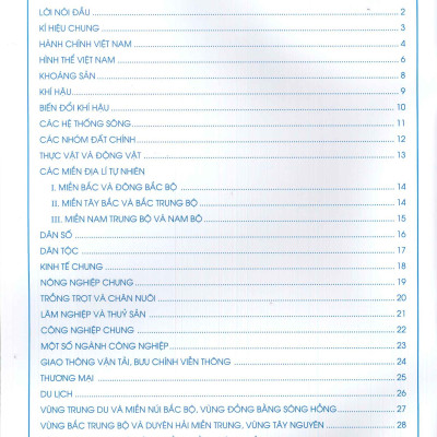 ATLAT ĐỊA LÍ VIỆT NAM (Theo Chương Trình Giáo Dục Phổ Thông 2018)