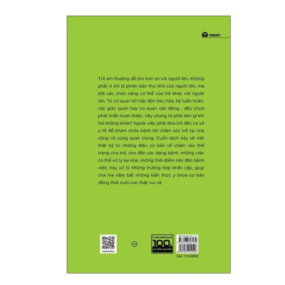 Cẩm nang nhi khoa - Cách chăm sóc trẻ ốm tại nhà - Bản Quyền