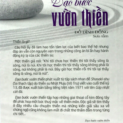 Dạo Bước Vườn Thiền - 33 Câu Chuyện Thiền  - Vanlangbooks