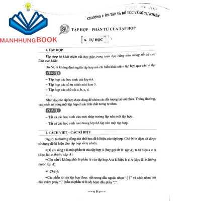 Sách: Tự Học Nâng Cao Kiến Thức Toán Lớp 6 (TB)