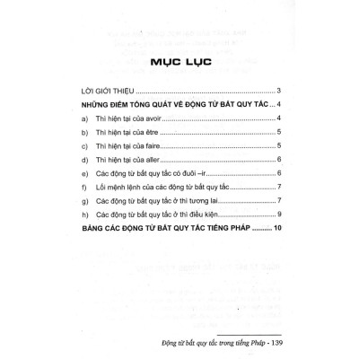 Sách - động từ bất quy tắc trong tiếng pháp - lê minh cẩn (HA)