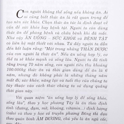 Thức Ăn Phòng Và Trị Bệnh